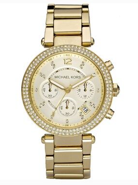 Michael Kors Parker Gold Stainless Steel Watch